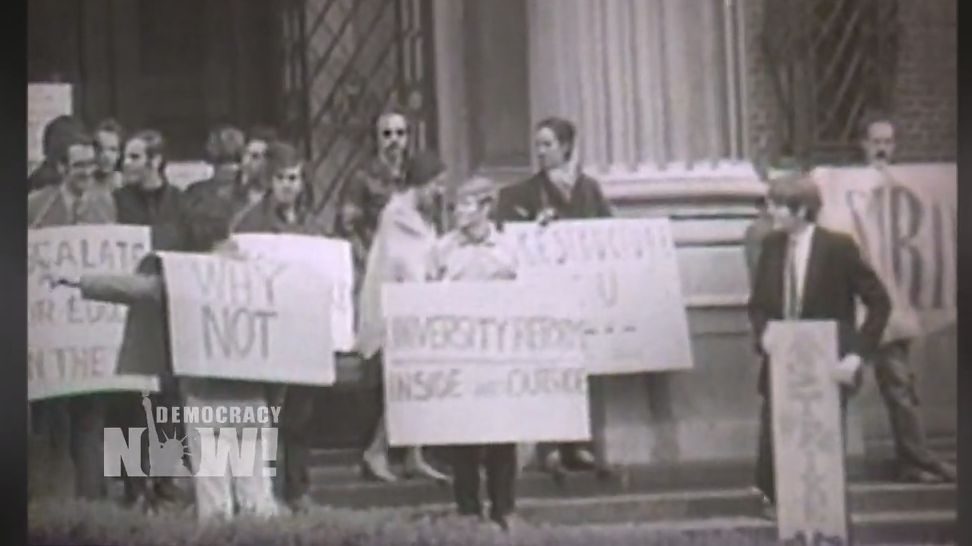 [图]【黑暗的美国】访谈：1968年学生抗议运动 纽约哥伦比亚大学 Columbia University protests of 1968