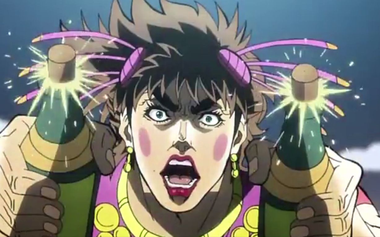 【jojo二乔燃向踩点热血混剪】你的下一句话是:老东西你最骚了