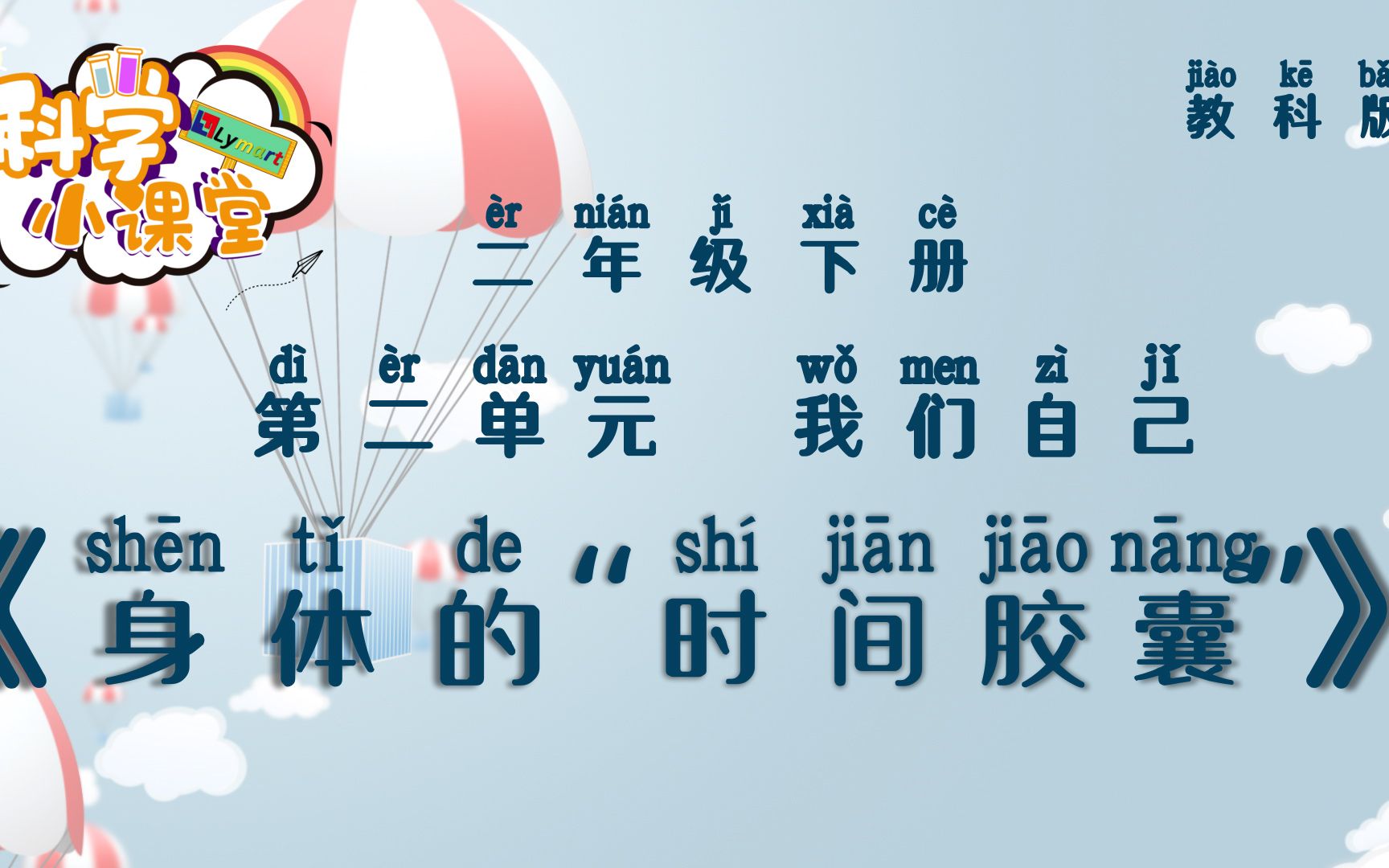 活动作品二年级下册第二单元第六课身体的时间胶囊