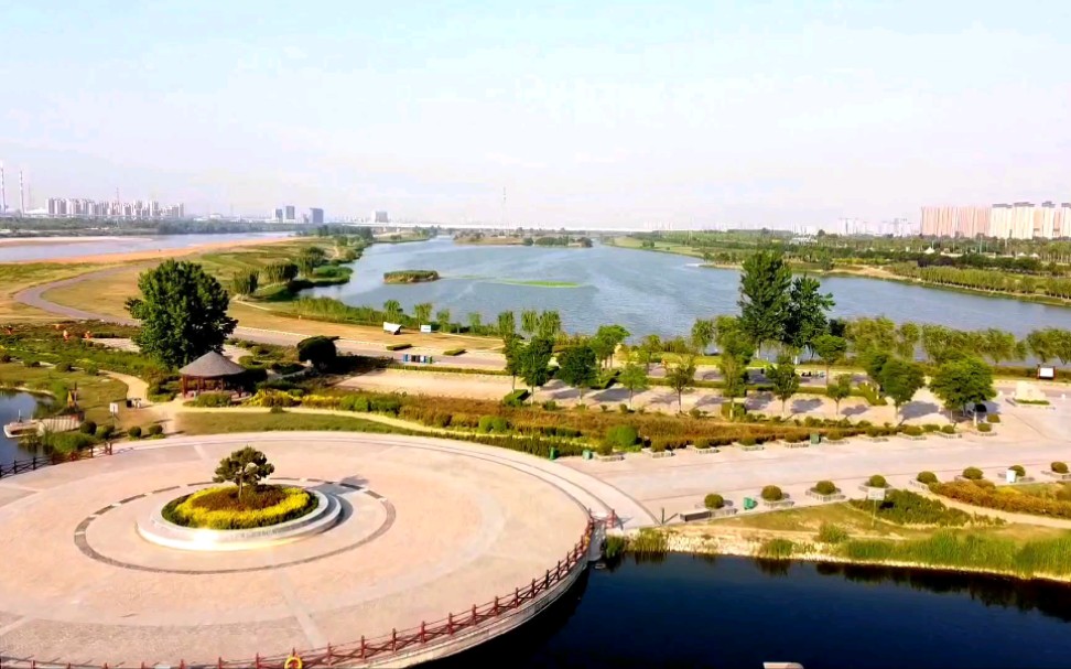 西安渭河公园图片