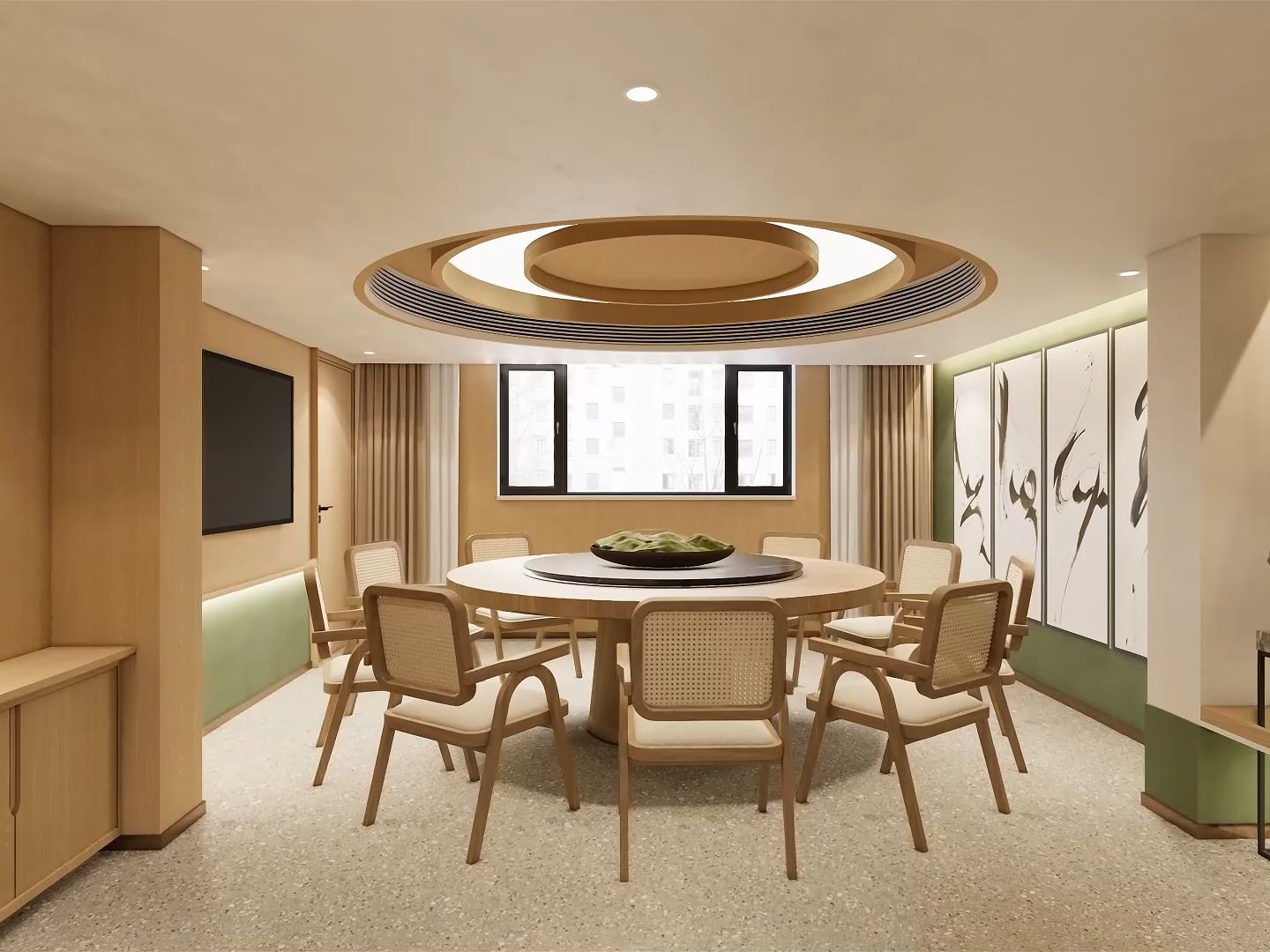 餐厅设计 | 七宝餐厅/二层包间