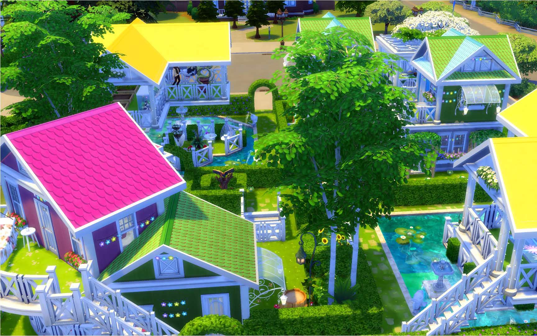 我的模拟人生游戏16自建房屋纯爱小屋