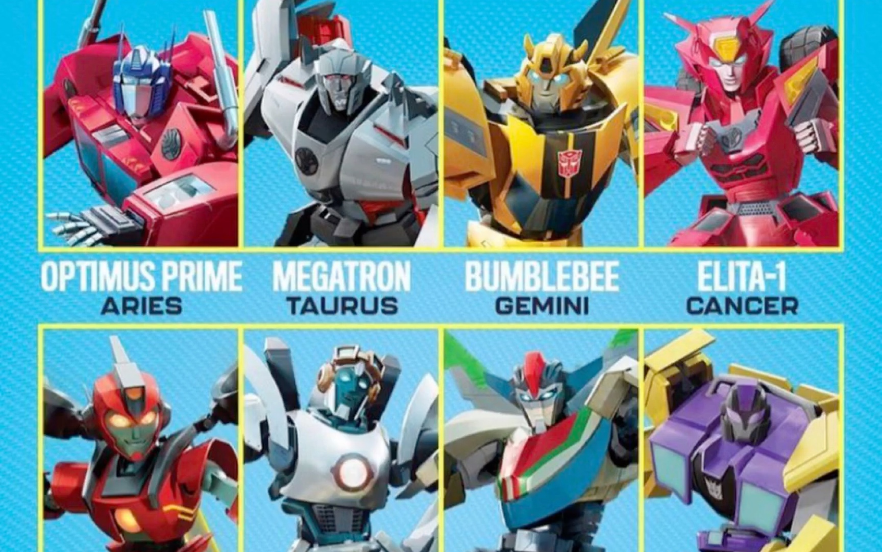 变形金刚地球火种部分人物星座,你跟谁一个星座?