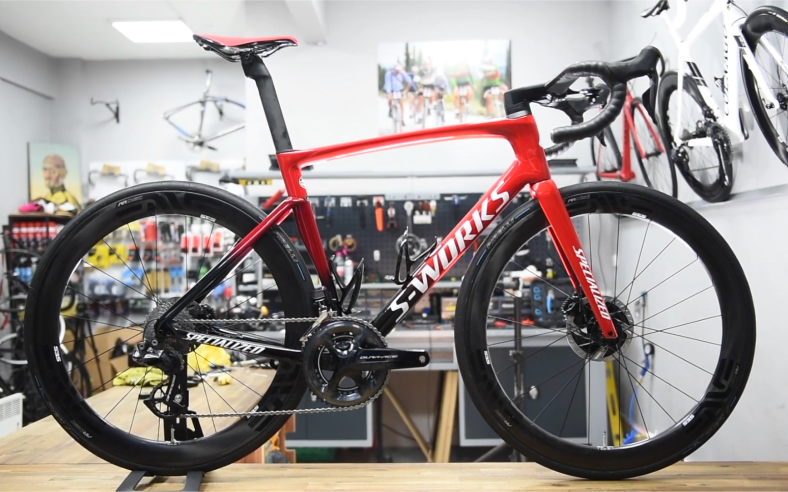 road bike-specialized s-works tarmac sl7 公路车装车视频(2020.12.