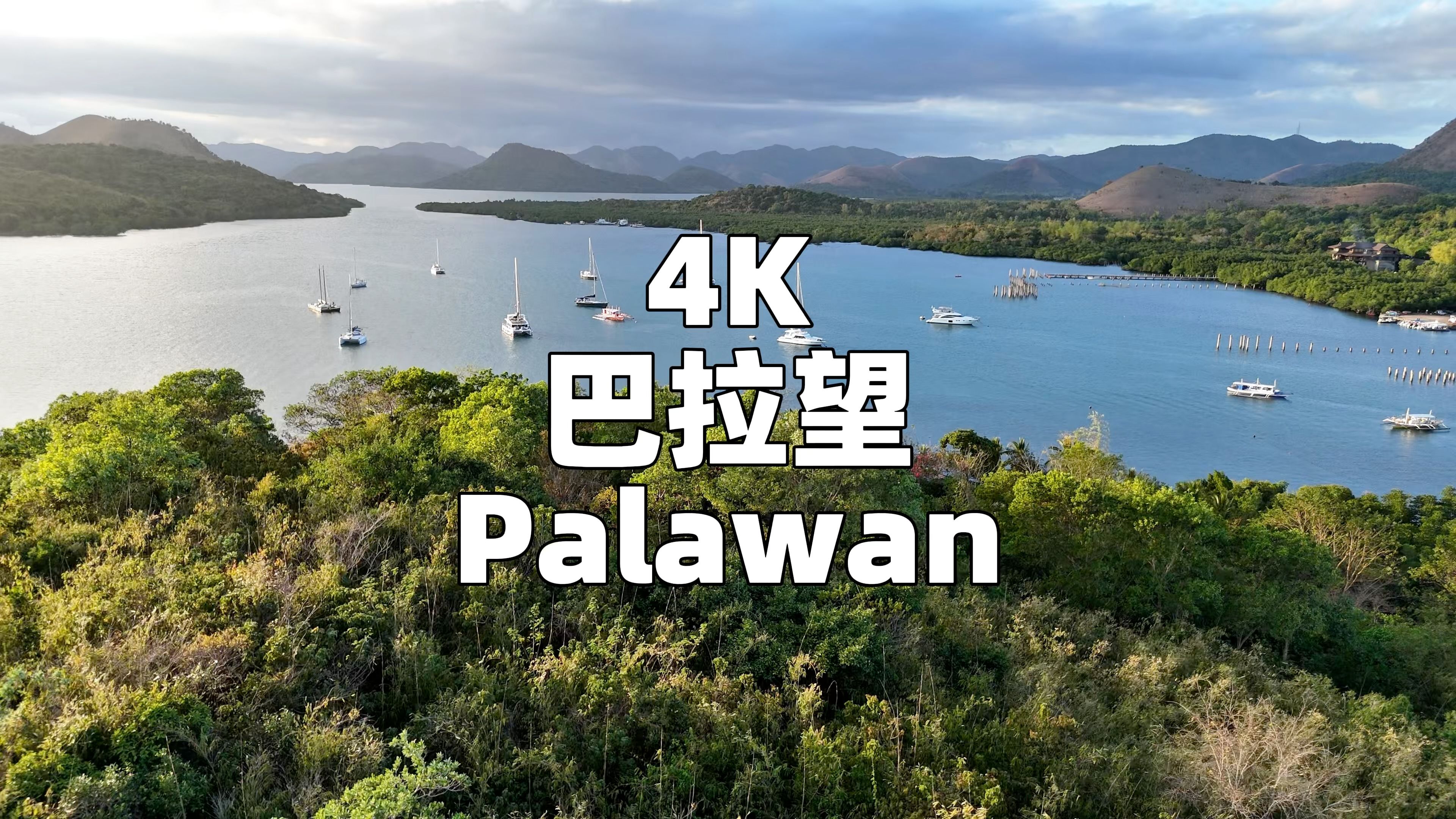 4K纯净分享!巴拉望 Palawan哔哩哔哩bilibili