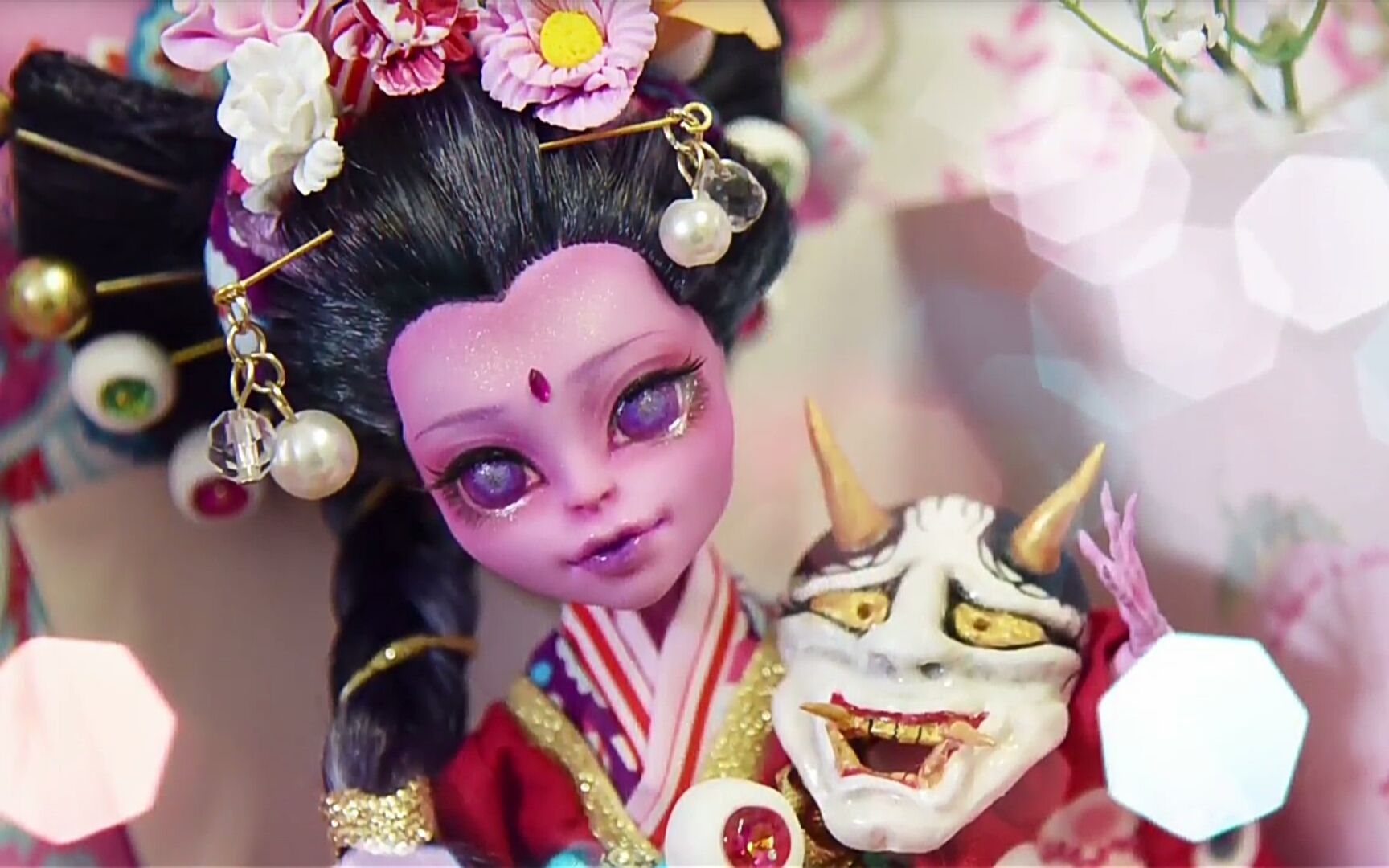 【万圣节特辑】月佬→怪高改艺伎 面具~【油管】