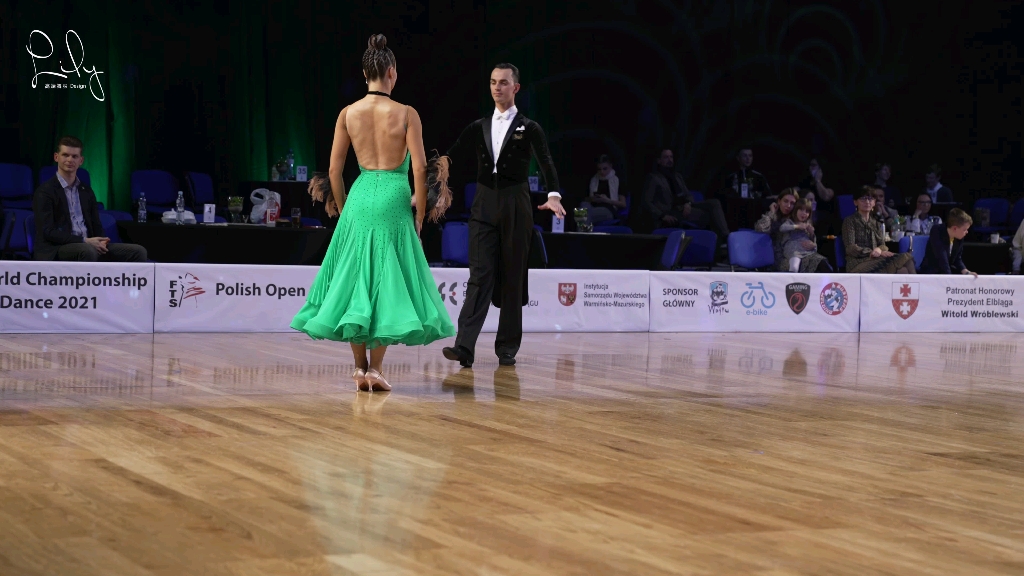 [图]摩登舞｜华尔兹｜WDSF World Open Standard. Slow Waltz. Baltic Cup. Elblag 2021