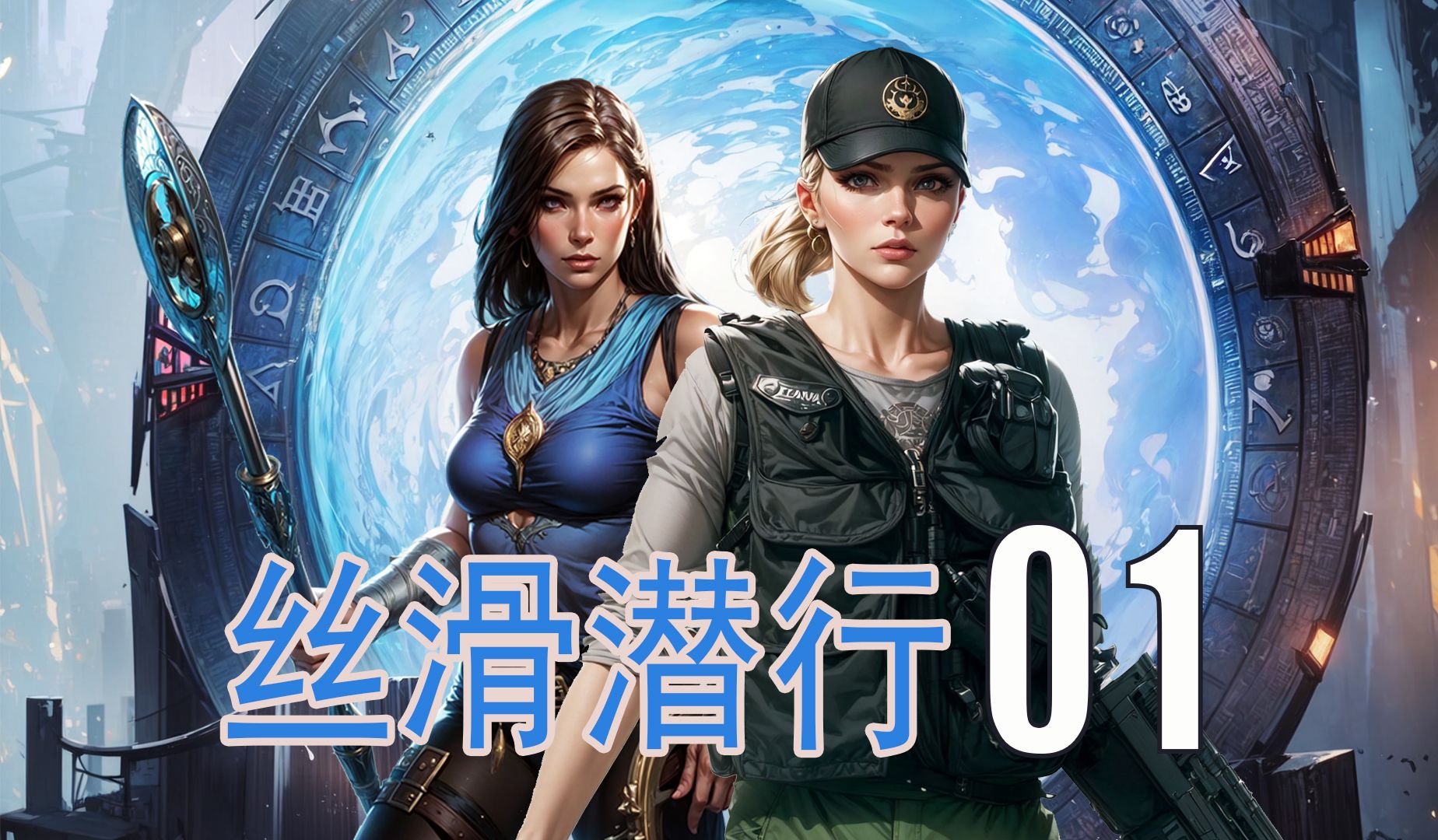 星际之门 时光守护者〗ep01南极洲之战 丝滑潜行 最高难度【查理熊