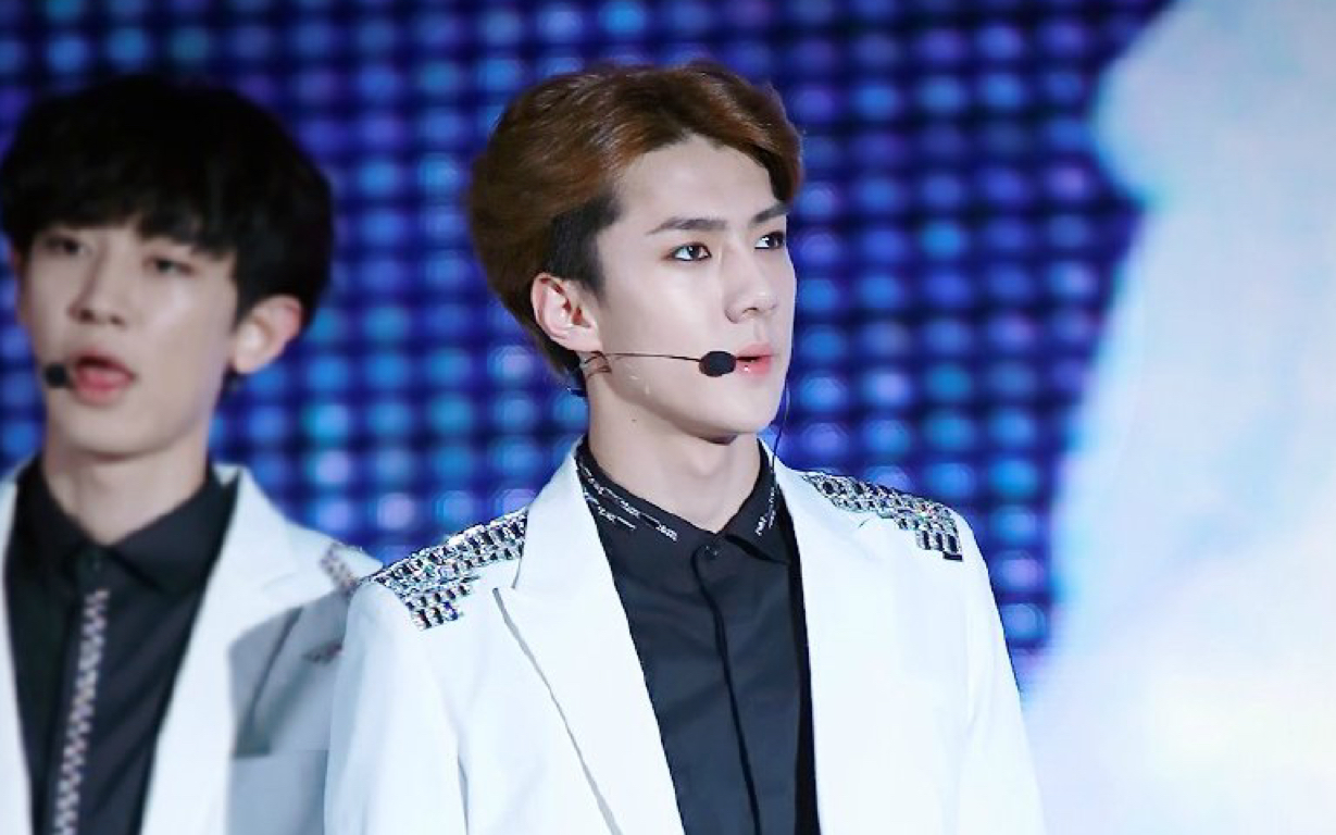 141010 exo-k 忠南大赛体育公演 run focus sehun