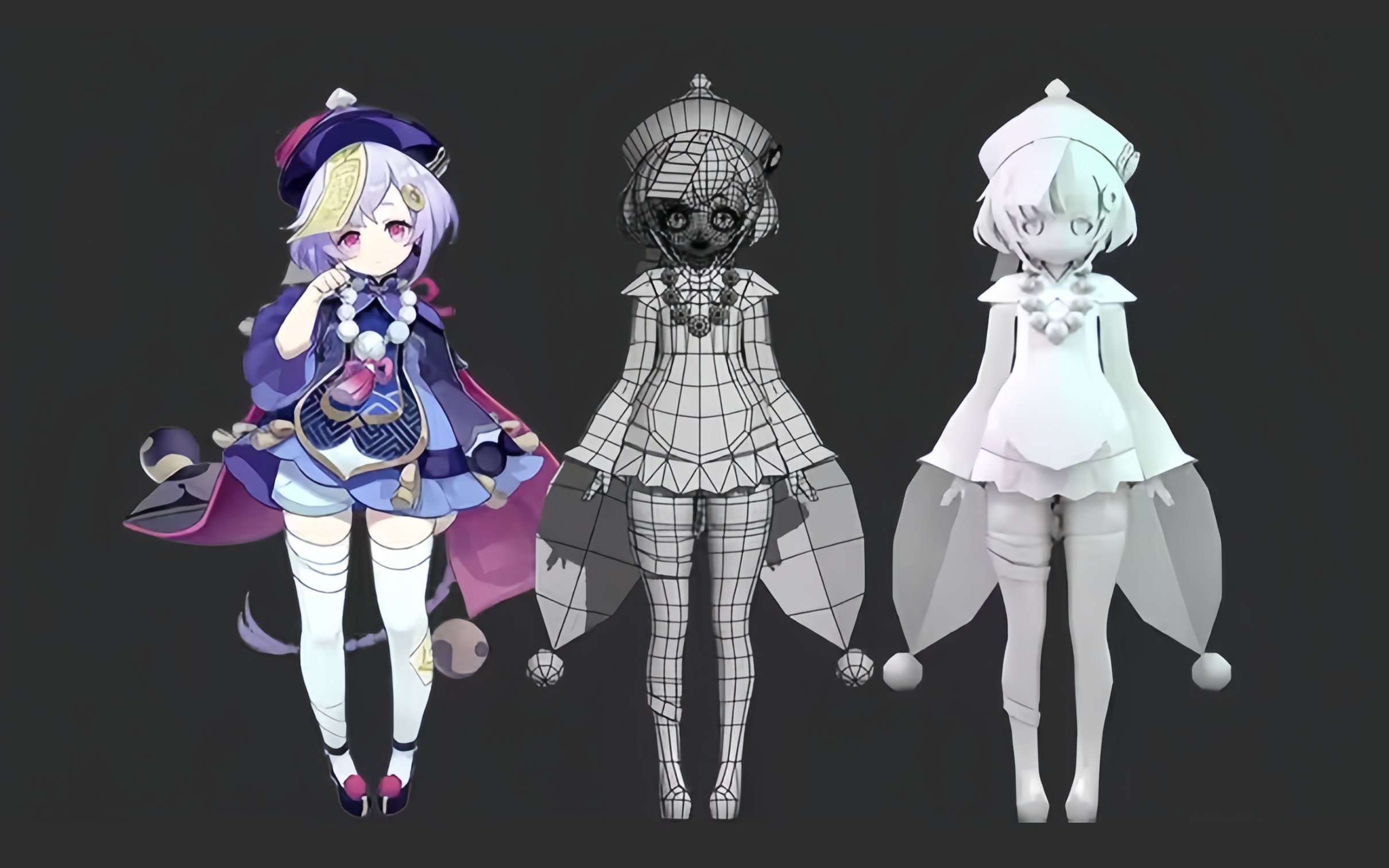 游戏动漫角色零基础建模,3d建模零基础教学!