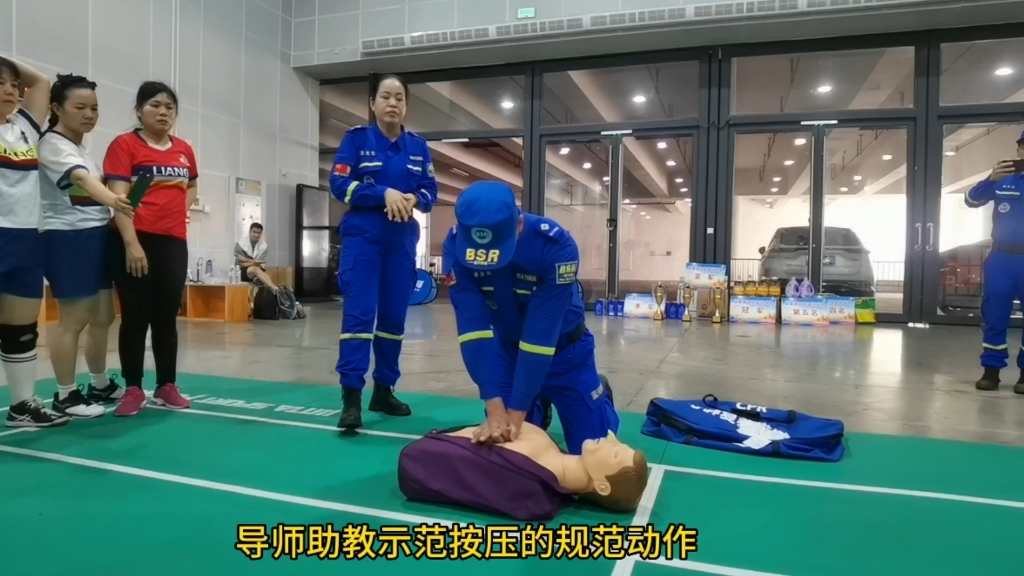 梁家班气排球训练营第四届内部学员交流赛 暨 CPR(心肺复苏)急救公益课圆满成功,感谢蓝天救援队的专业指导!#梁家班气排球训练营 #排球 #比赛 #心...