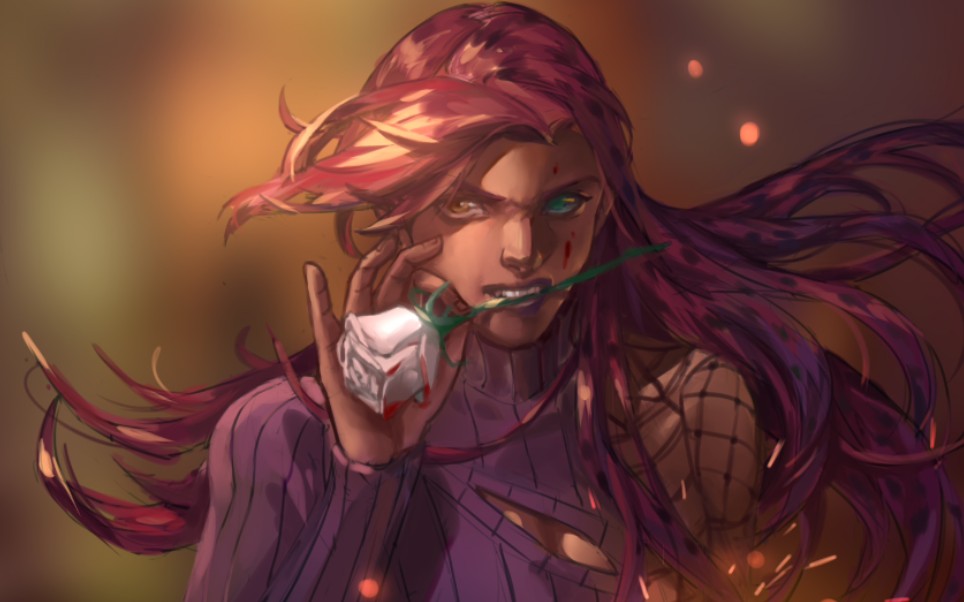 [jojo/迪亚波罗]感受绯红之王的视觉盛宴吧!king crimson!