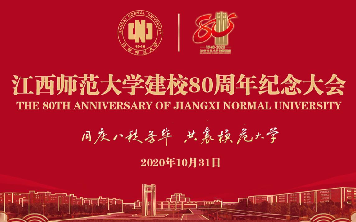 江西师范大学建校80周年纪念大会