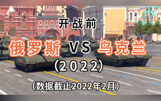 俄罗斯VS乌克兰2022对比哔哩哔哩bilibili