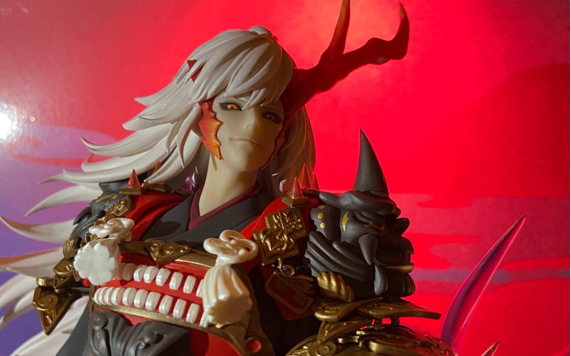 拆箱阴阳师茨木童子手办