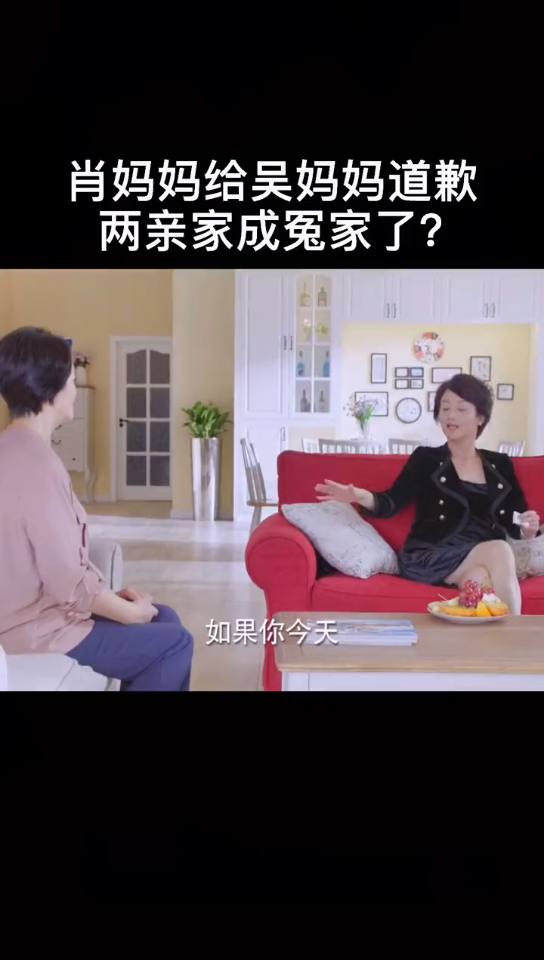 [图]肖妈妈给吴妈妈来道歉，两亲家成冤家