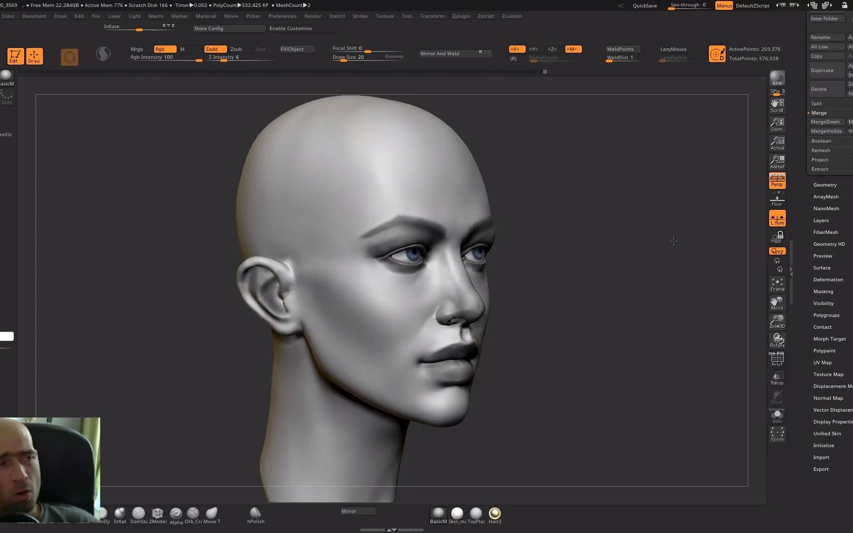 使用【Zbrush】软件 快速自动拓补模型 演示哔哩哔哩bilibili