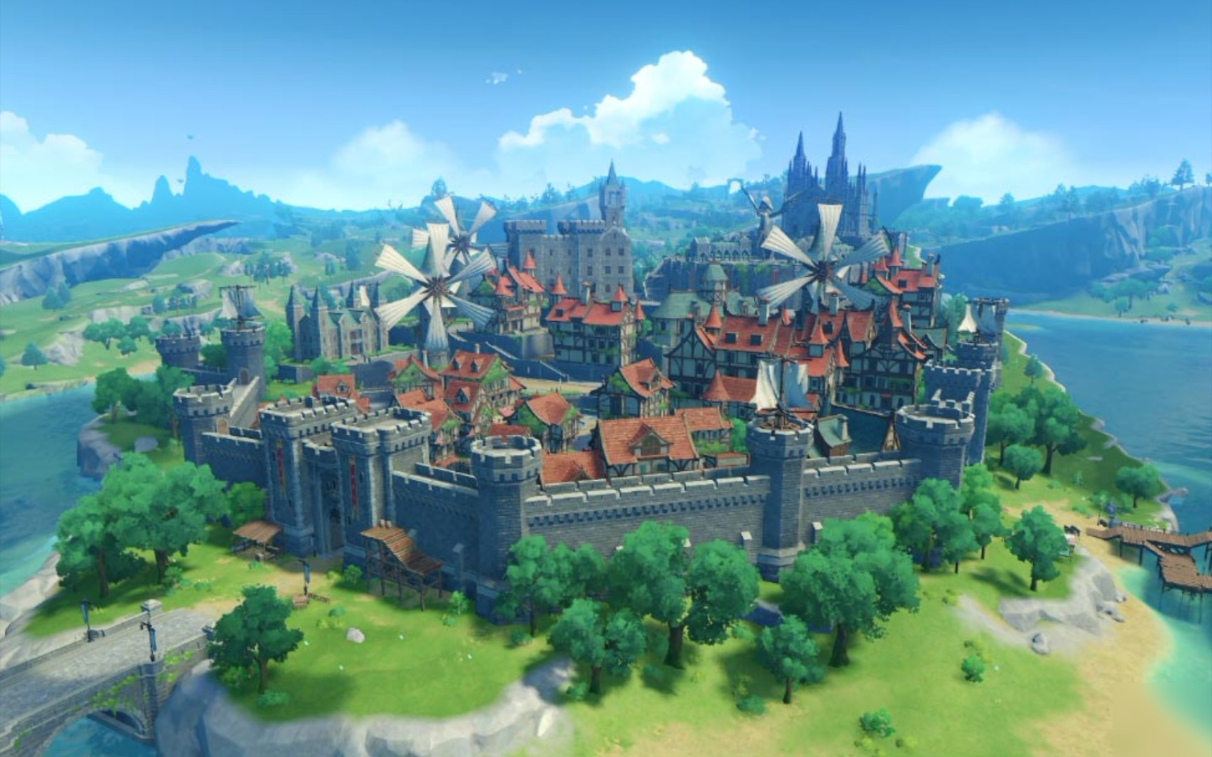 萌新带你玩原神男主日配版序章第一幕蒙德城与龙灾