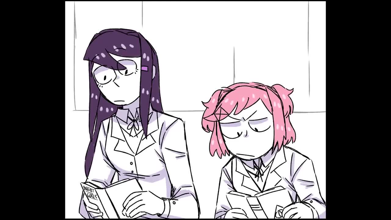 [图][doki文学部] 社团里的麻烦事 natsuki x yuri 手书配音