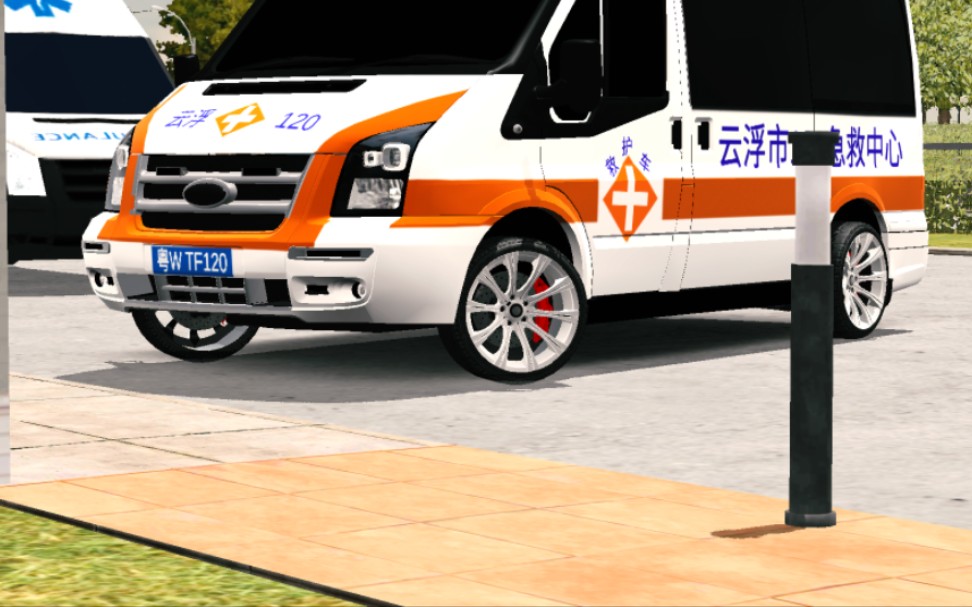 car parking救护车出警 三级警报