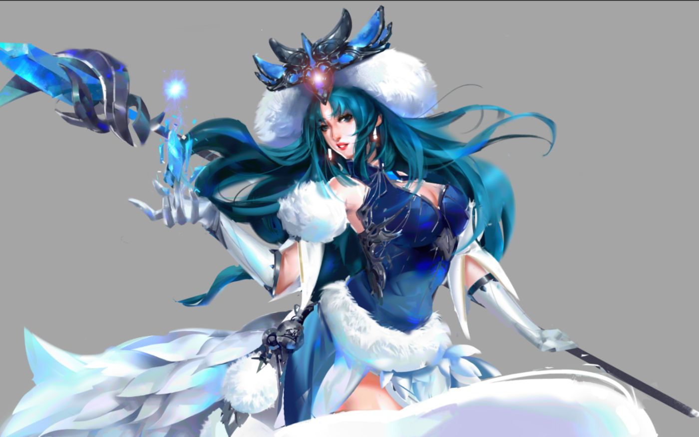 王者荣耀王昭君练习板绘同人