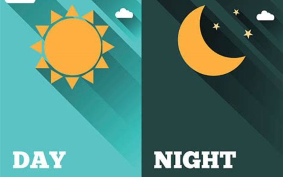 day and night.