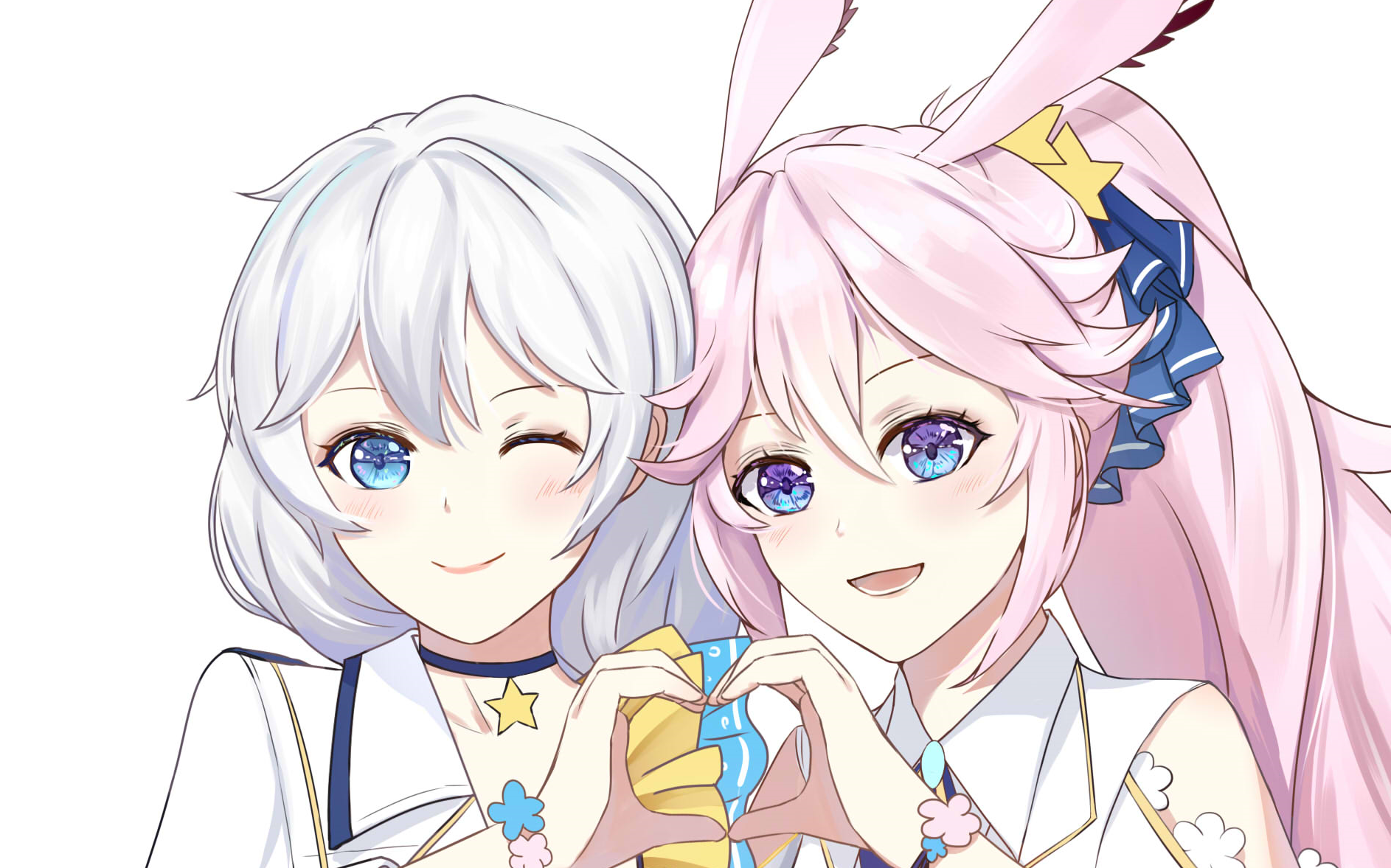 【板绘】八重樱&卡莲绘画过程