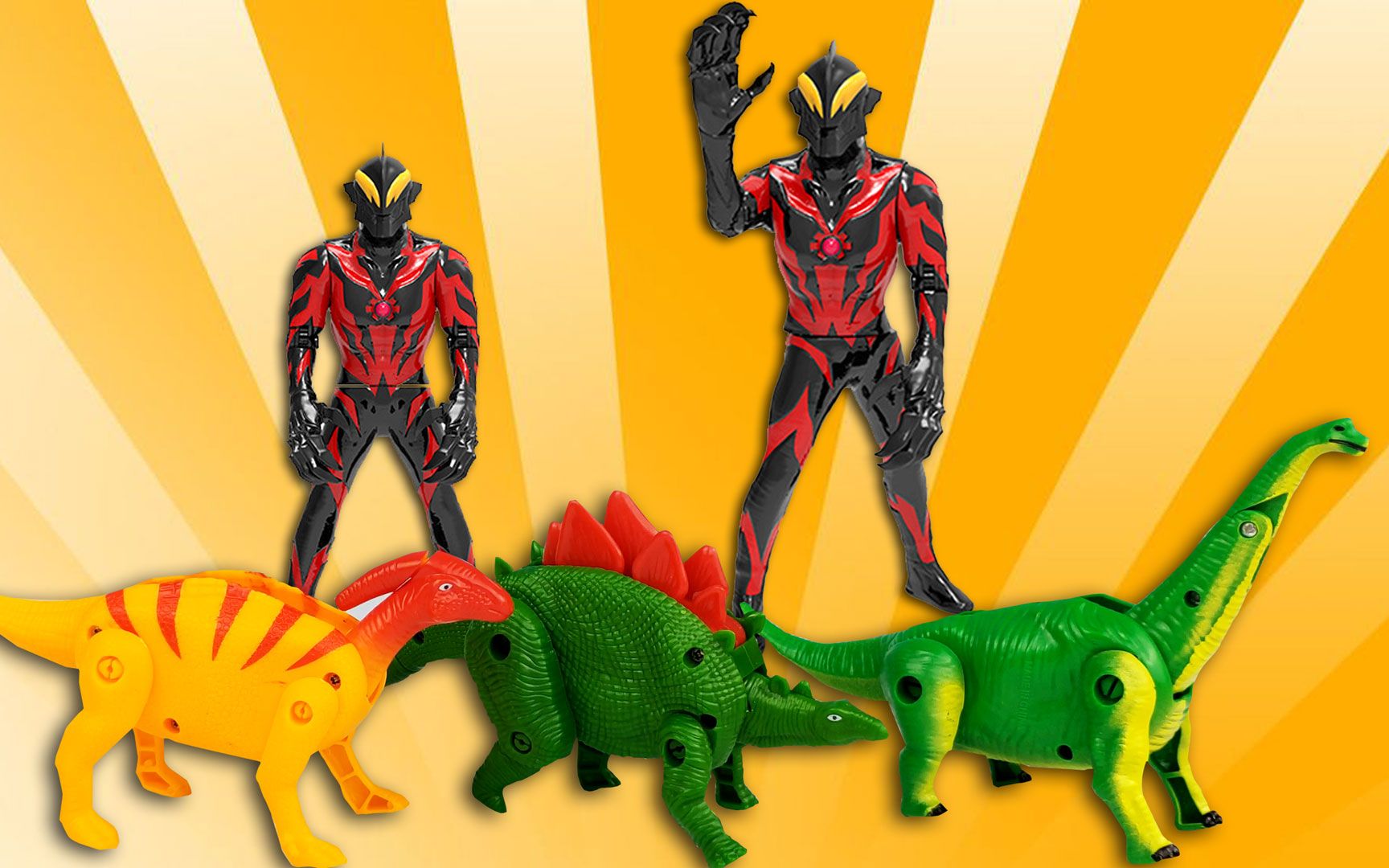 贝利亚奥特曼玩变形恐龙奇趣蛋扭蛋机