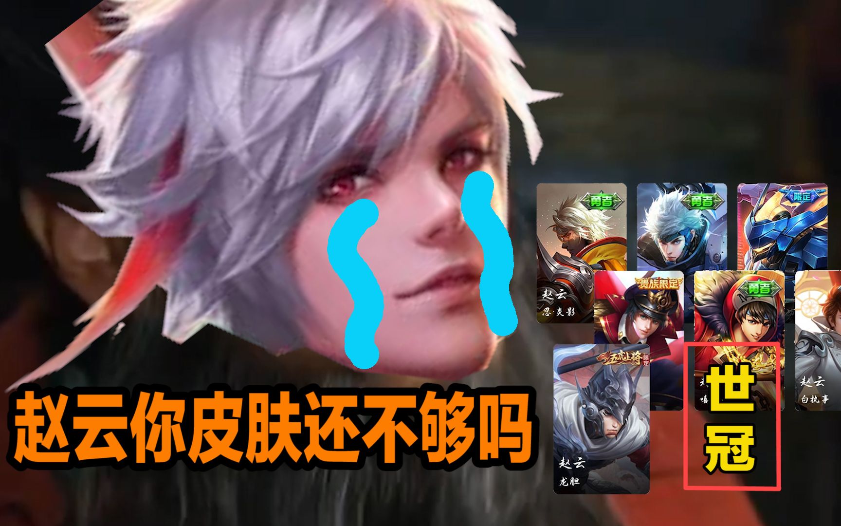 守约玩家气抖冷赵云你的皮肤还不够吗