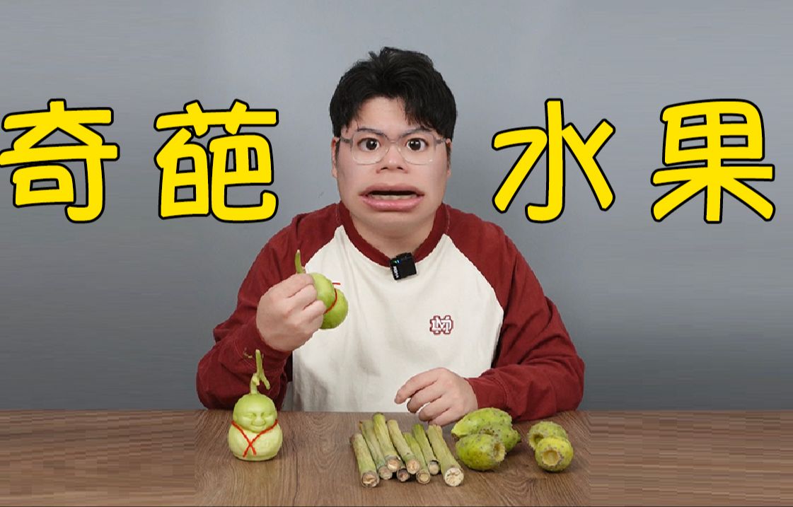 仙人掌果还挺好吃...哔哩哔哩bilibili