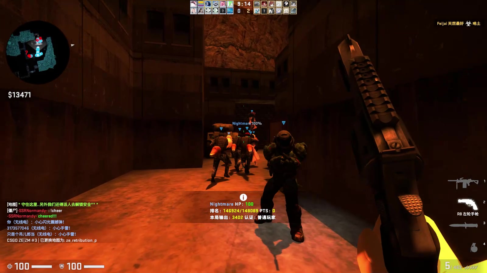 阿狸的csgo 僵尸乐园(2)