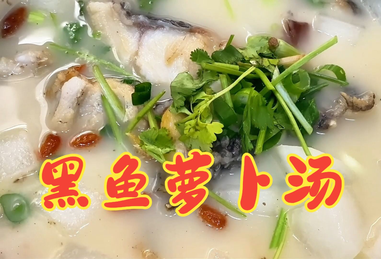 黑鱼萝卜汤|鱼肉鲜美嫩滑 鱼汤浓白香醇 晴冬还需多喝汤 太美味了