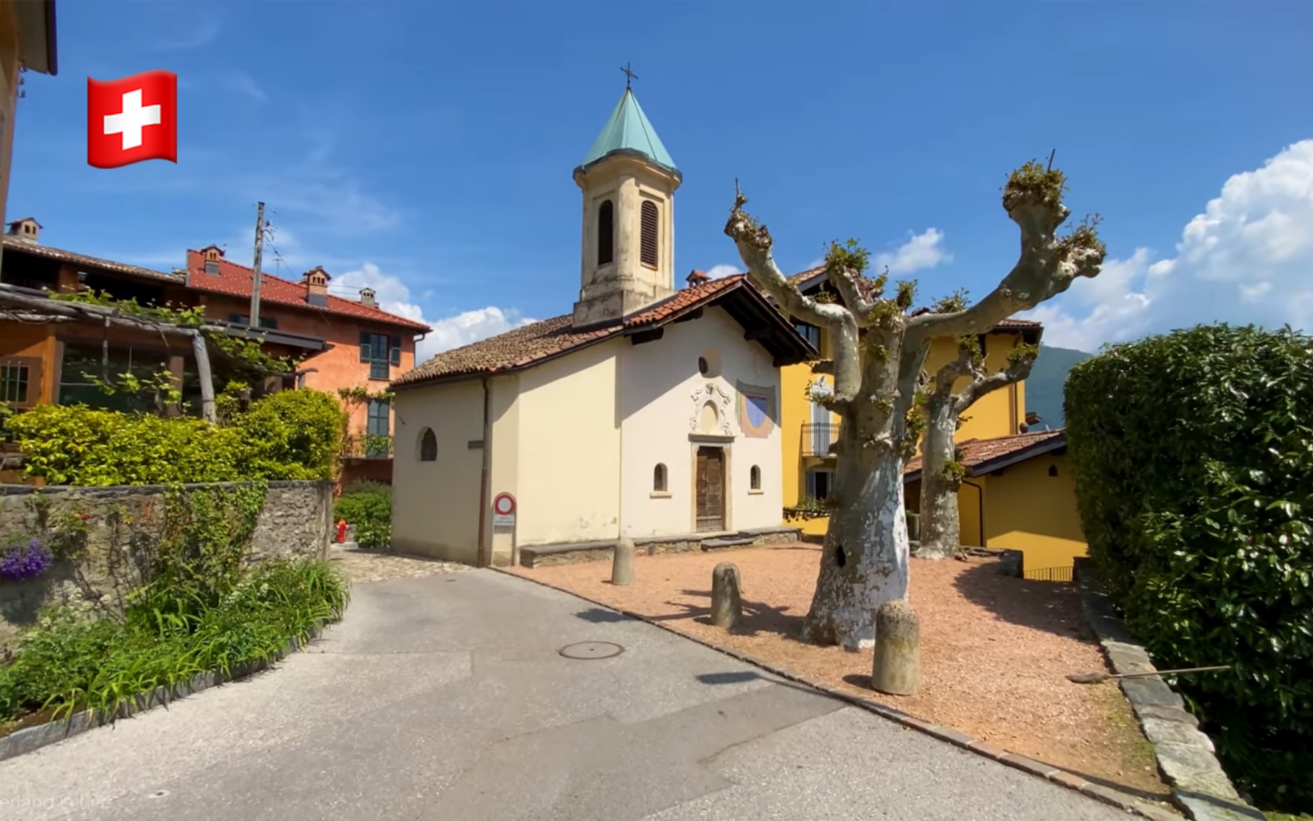 【4k超清】漫步游瑞士-ciona|瑞士提契诺州的一个宁静又美丽的村庄