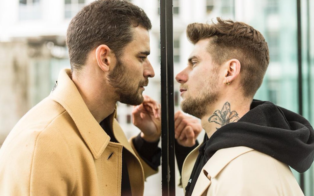 lgbt法国法国高颜值男模情侣julienclément