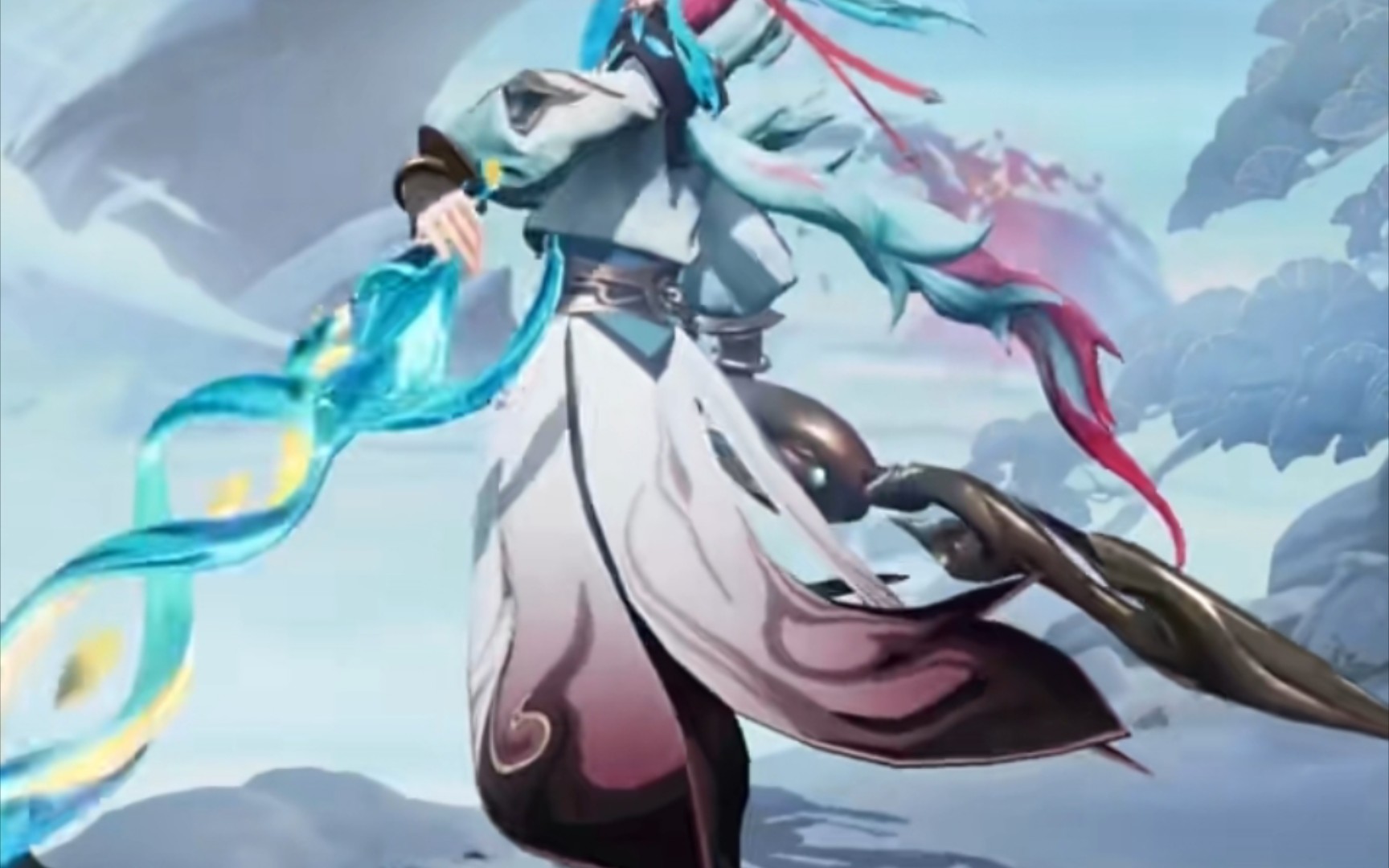 亚连传说限定皮肤-落雪白狼 王者荣耀版本与传说对决版本特效对比