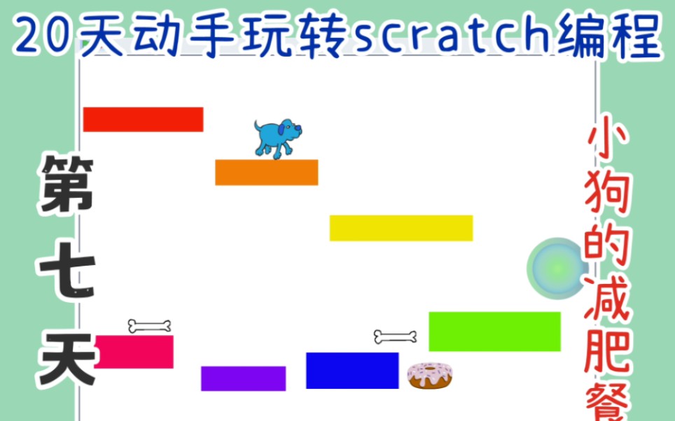 [图]20天动手玩转scratch编程-狗狗的减肥餐(上)