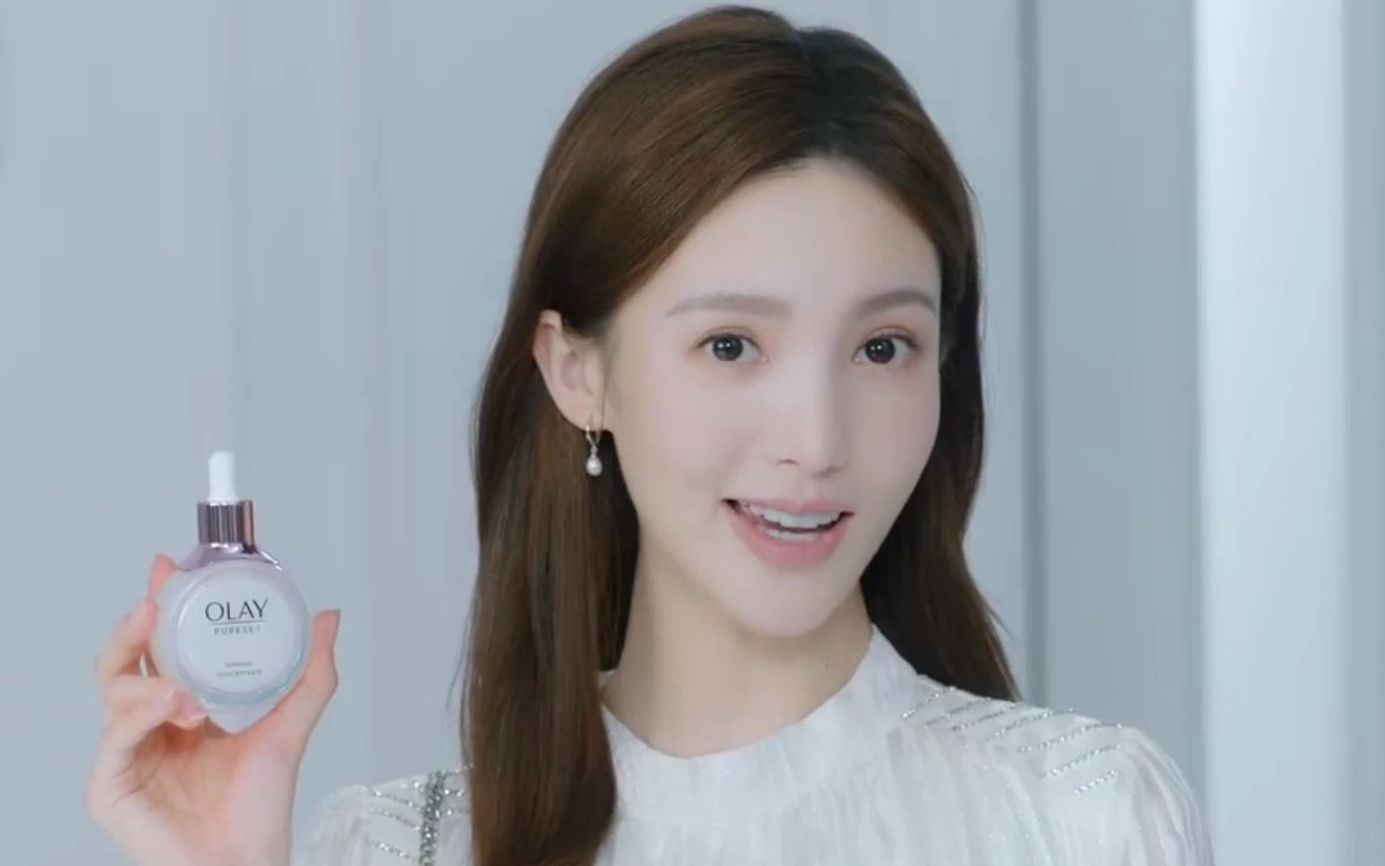 金晨-olay流光瓶广告