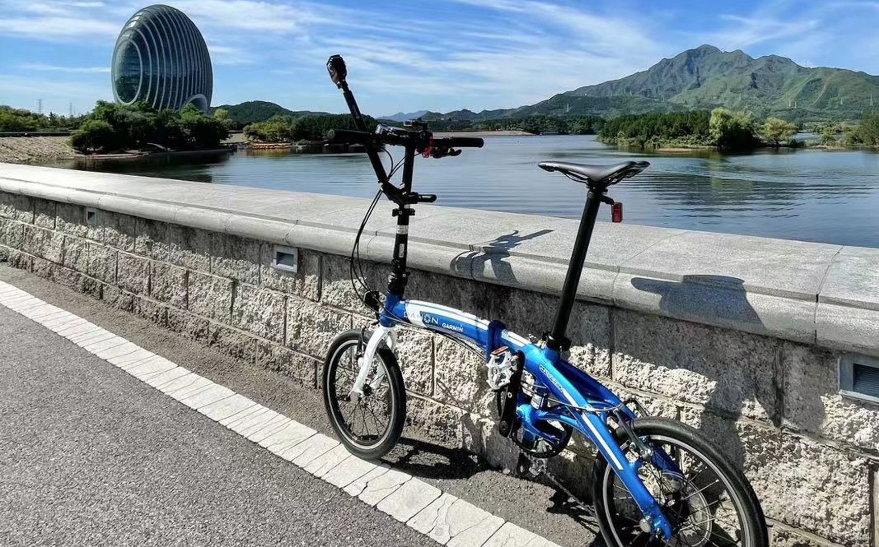 雁栖湖骑行pov【骑行】大行折叠自行车北京雁栖湖环湖