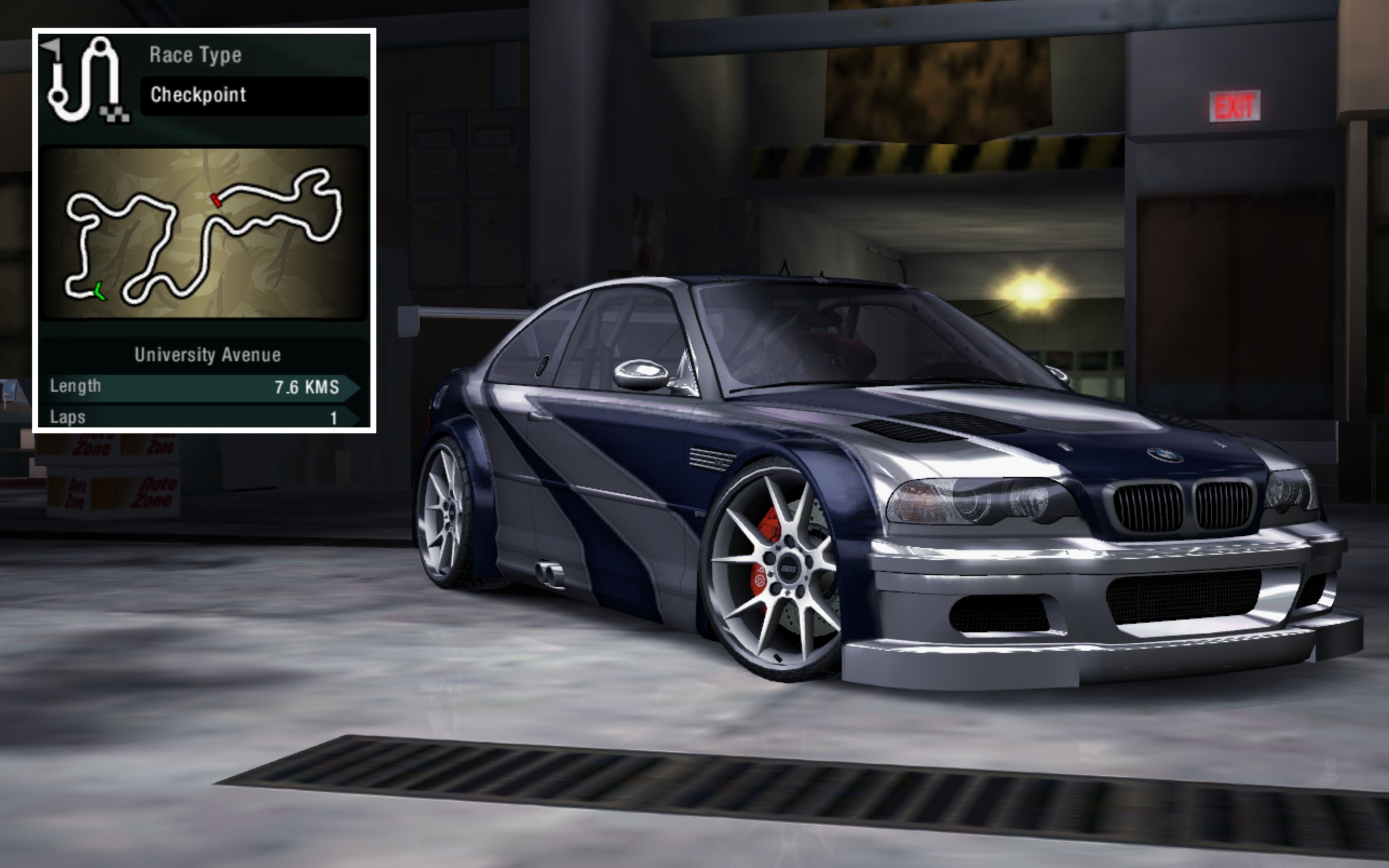 艰难突破45秒*极品飞车10 main street起步圈44.85m3gtr