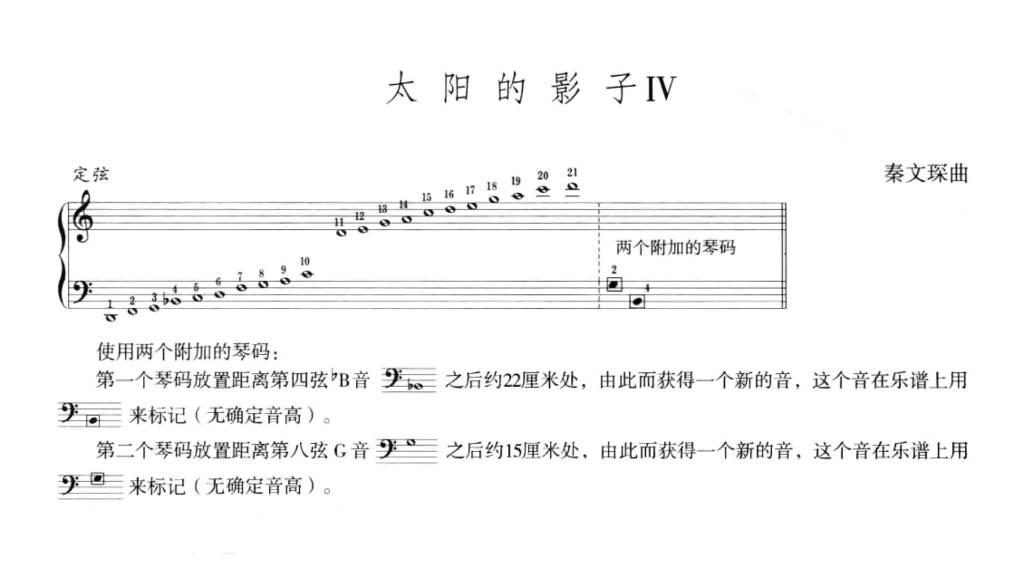 【曲谱同步】现代古筝独奏作品《太阳的影子Ⅳ》秦文琛 作曲,刘文佳 演奏哔哩哔哩bilibili