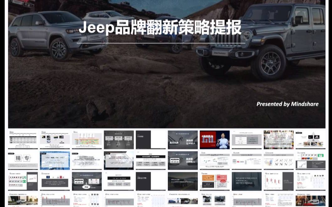 [图]知名4A广告公司群邑是如何规划JEEP品牌翻新策略提案的呢？ #品牌传播 #营销策划 #品牌策划 #品牌营销 #营销方案 #品牌策略 #新媒体营销 #内容营销