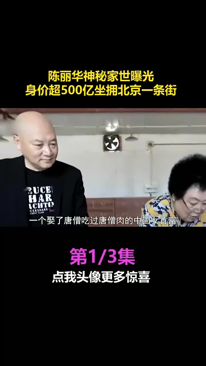 陈丽华 神秘家世曝光!身价超500亿坐拥哔哩哔哩bilibili