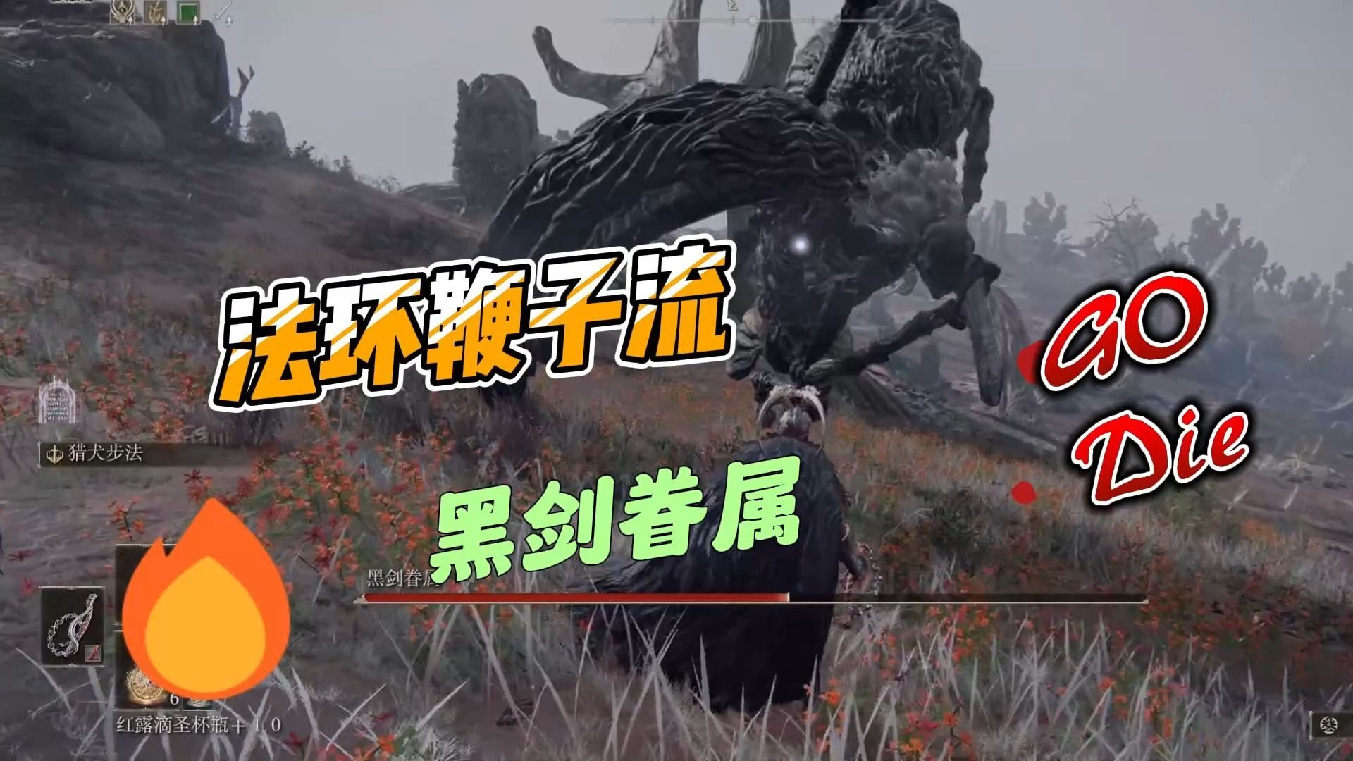 法环小皮鞭抽黑剑眷属