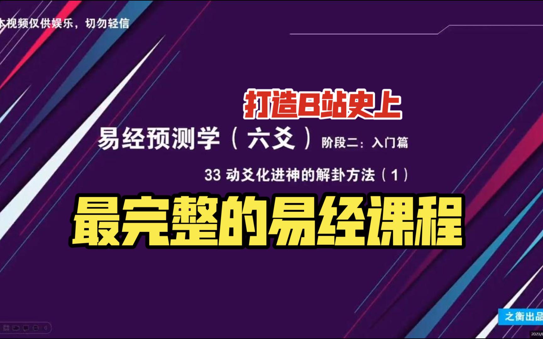 【易经预测学(六爻)】33 动爻化进神的解卦分析(1)哔哩哔哩bilibili