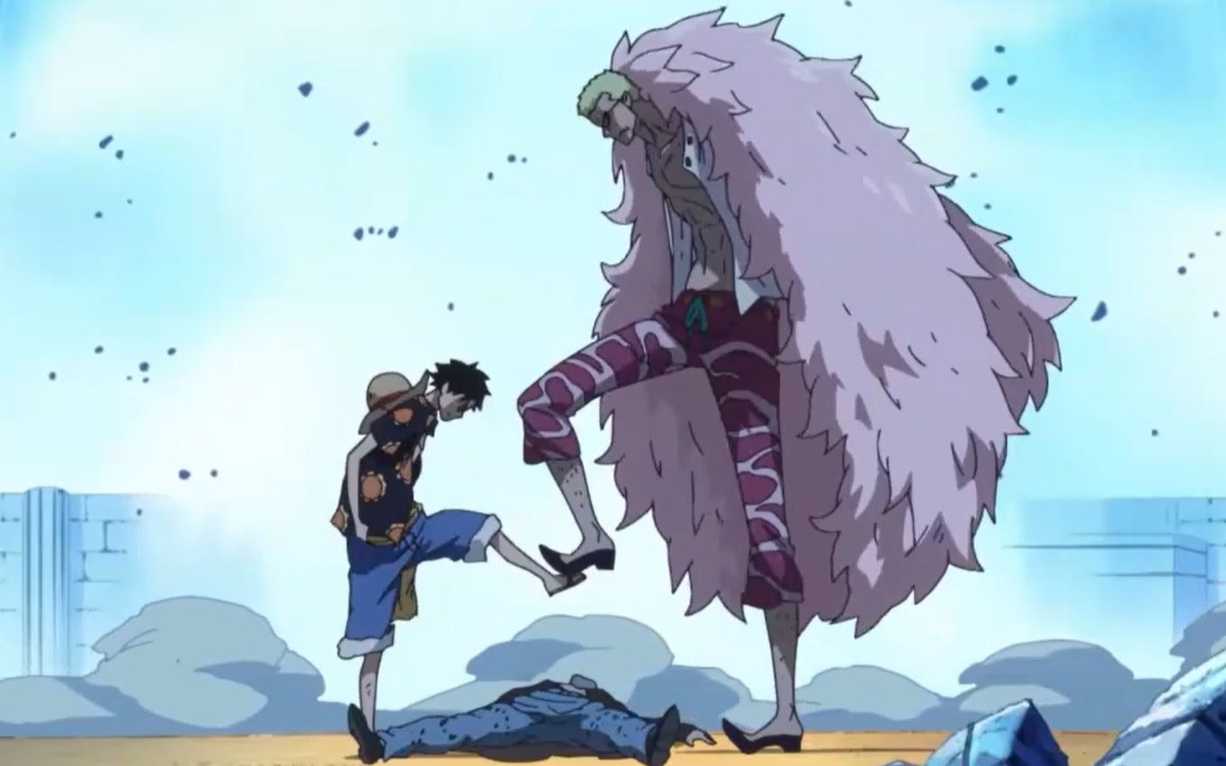 燃向踩点路飞打倒明哥高能剪辑草帽大船团罗藤虎萨博高能出场