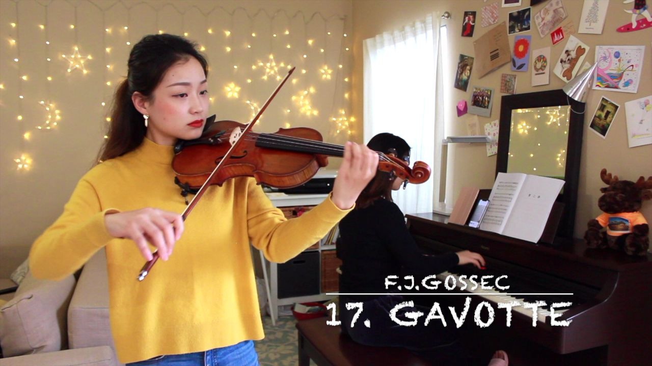 [图]加沃特舞曲 Gavotte 钢琴伴奏版本 | 铃木小提琴第一册