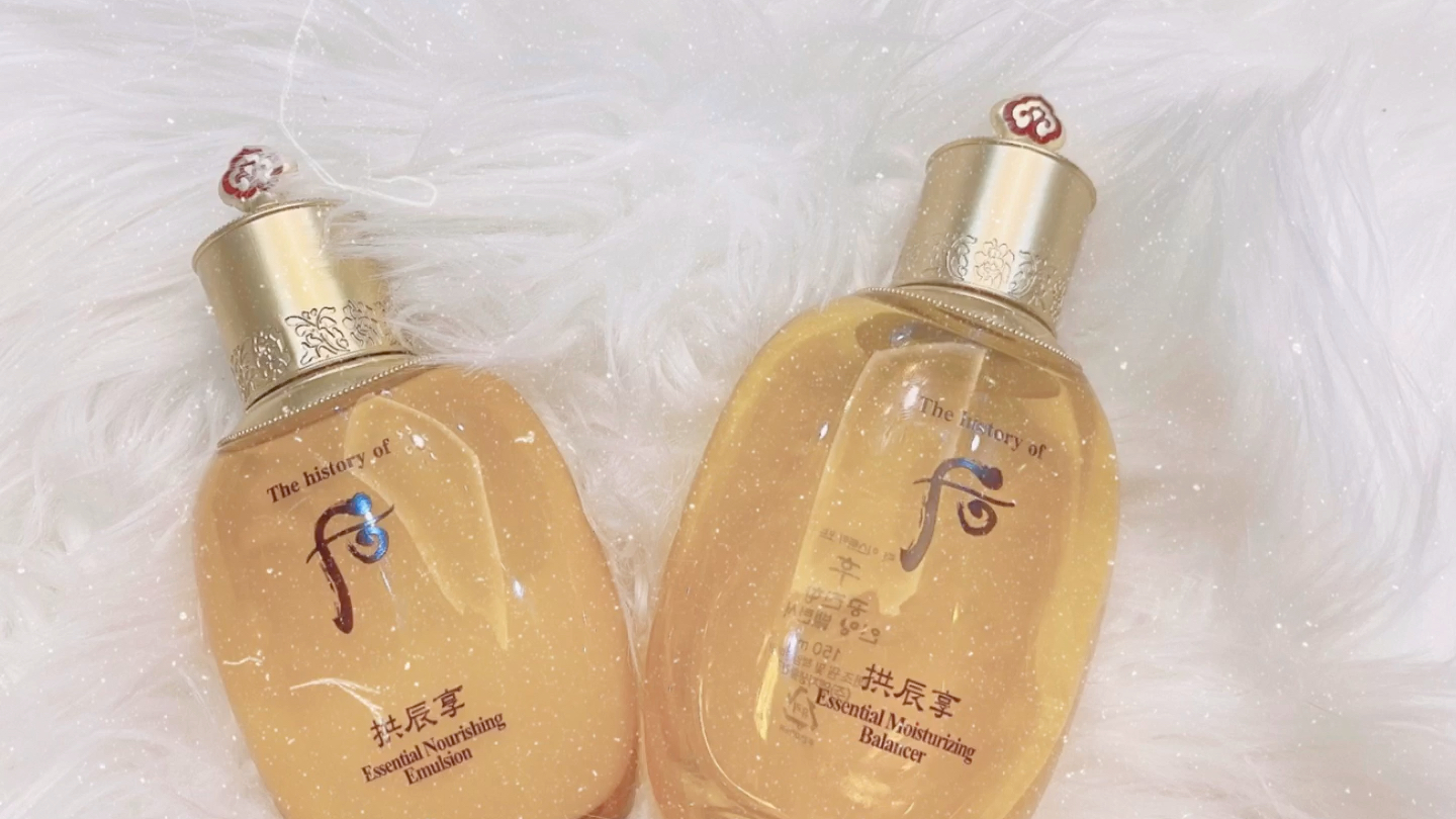 whoo后拱辰享水乳也可以说是后的初级护肤中的一款系列,带有一些基础