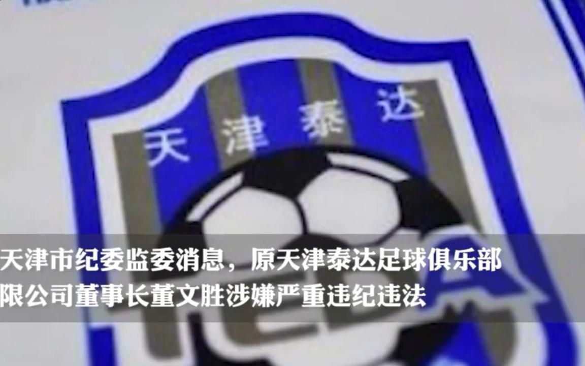 原天津泰达俱乐部董事长涉嫌违法被捕哔哩哔哩bilibili