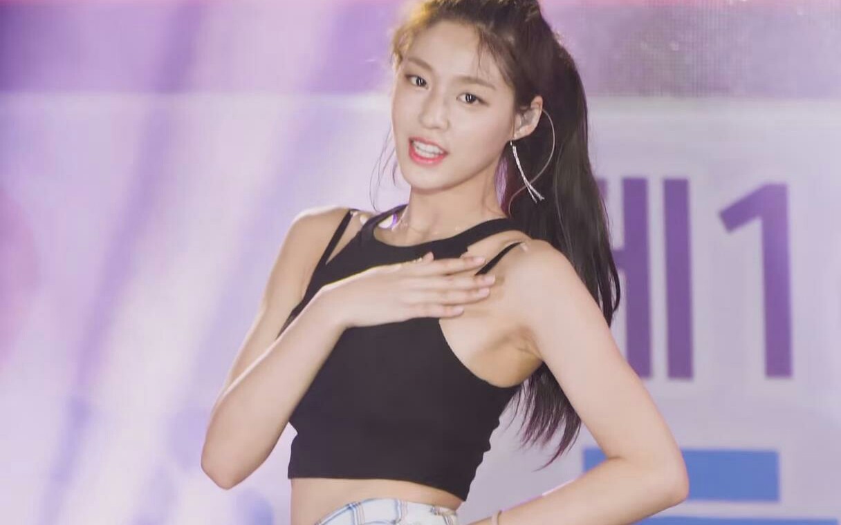 【饭拍合集】aoa -金雪炫小姐姐 黑色紧身衣热舞饭拍