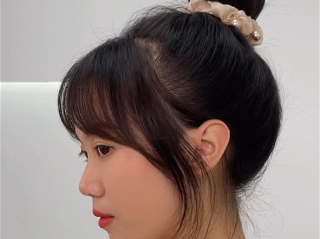 女生最好看的丸子头,教你自己扎!